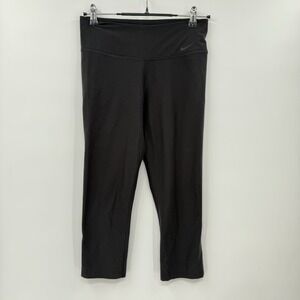 Nike Leggings Womens S‎  Black Dri-FIT High Waist Capri Athletic Activewear